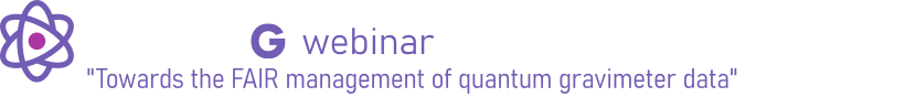 EQUIP-G webinar - Towards the FAIR management of quantum gravimeter data